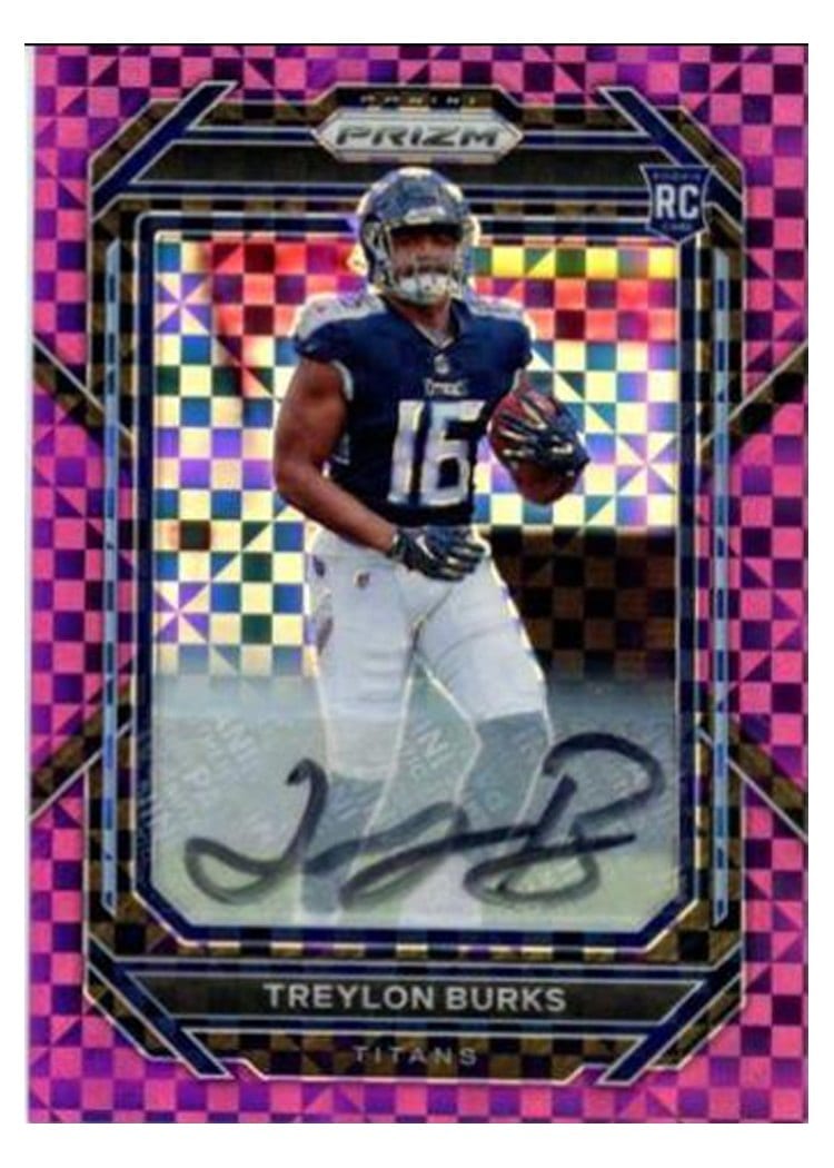 2022 Panini Prizm Base Set Treylon Burks #313 card
