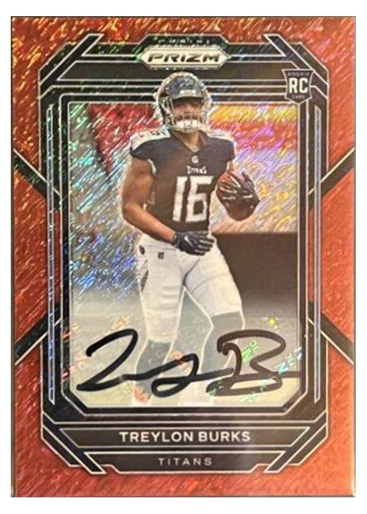 2022 Panini Prizm Base Set Treylon Burks #313 card