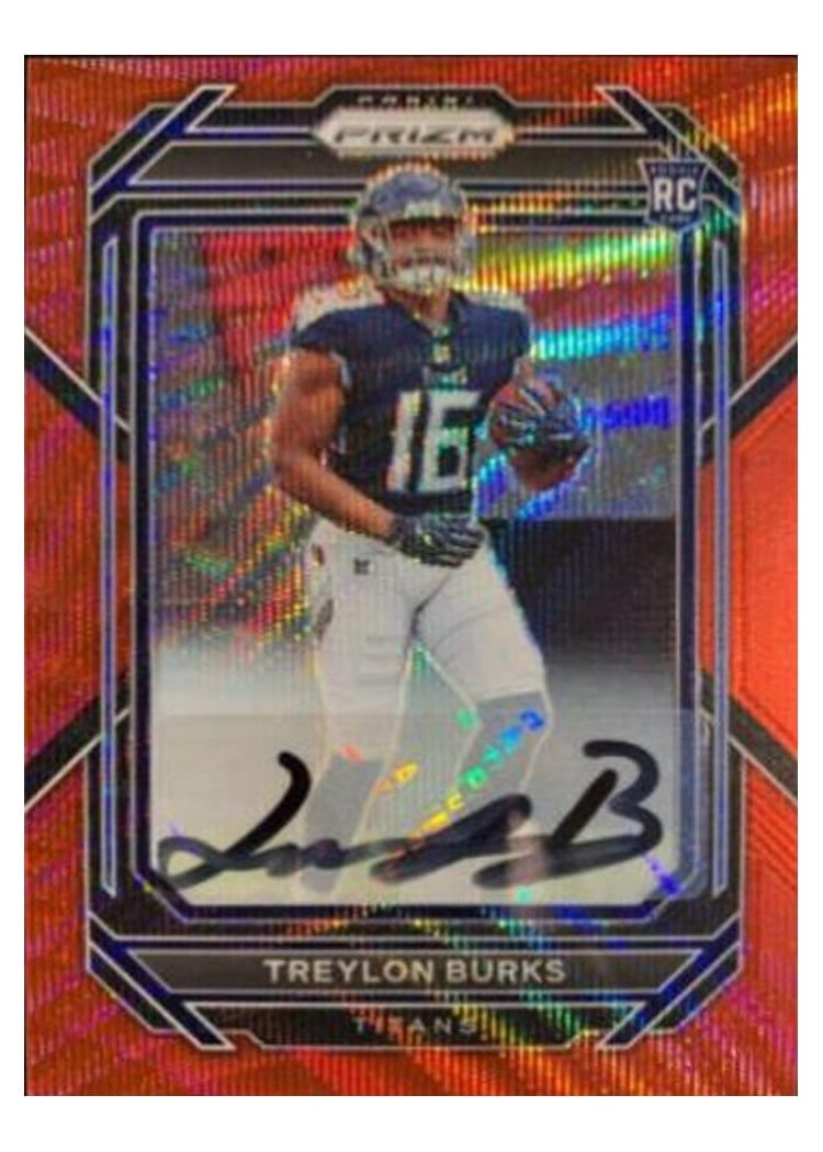 2022 Panini Prizm Base Set Treylon Burks #313 card