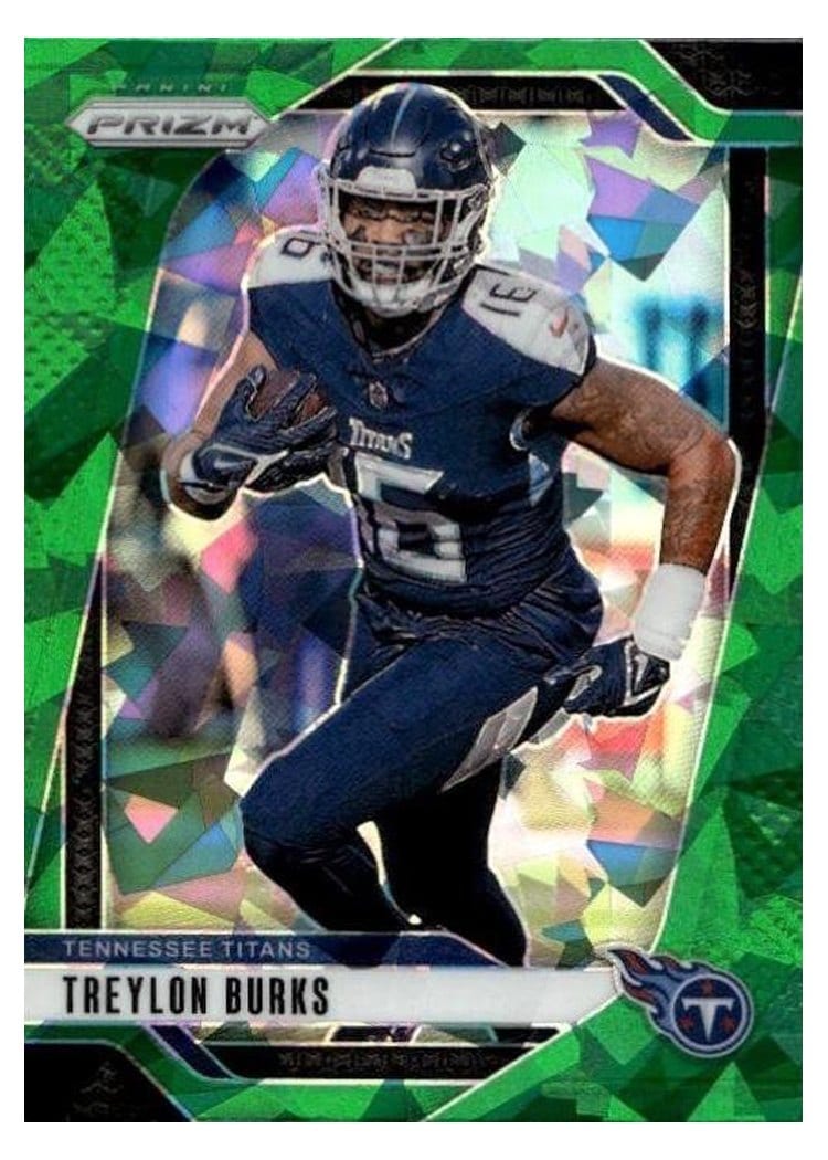 2024 Panini Prizm Base Set Treylon Burks #281 card
