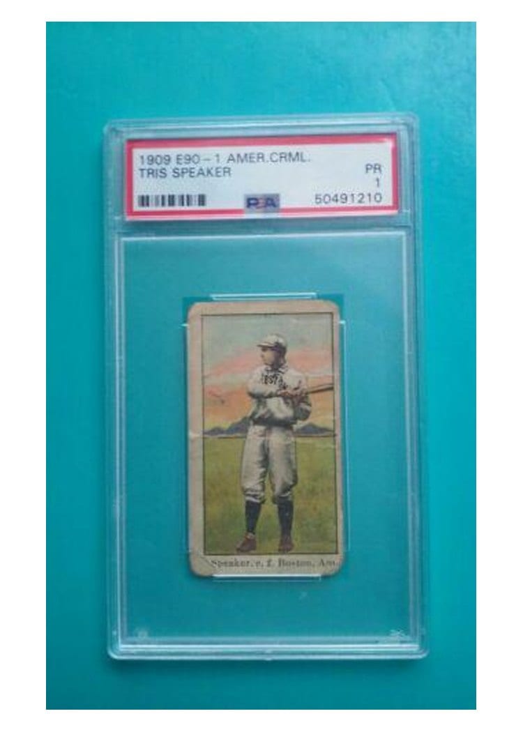 1909 E90-1 American Caramel Tris Speaker card