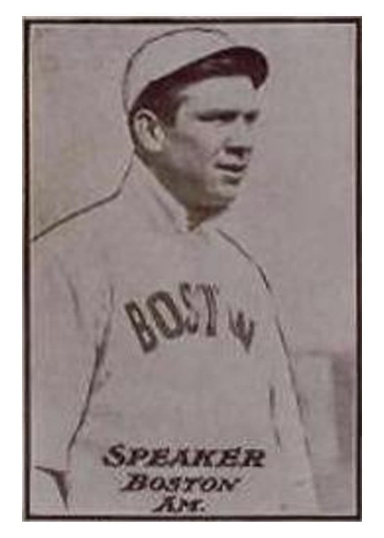 1913 National Game Tris Speaker card