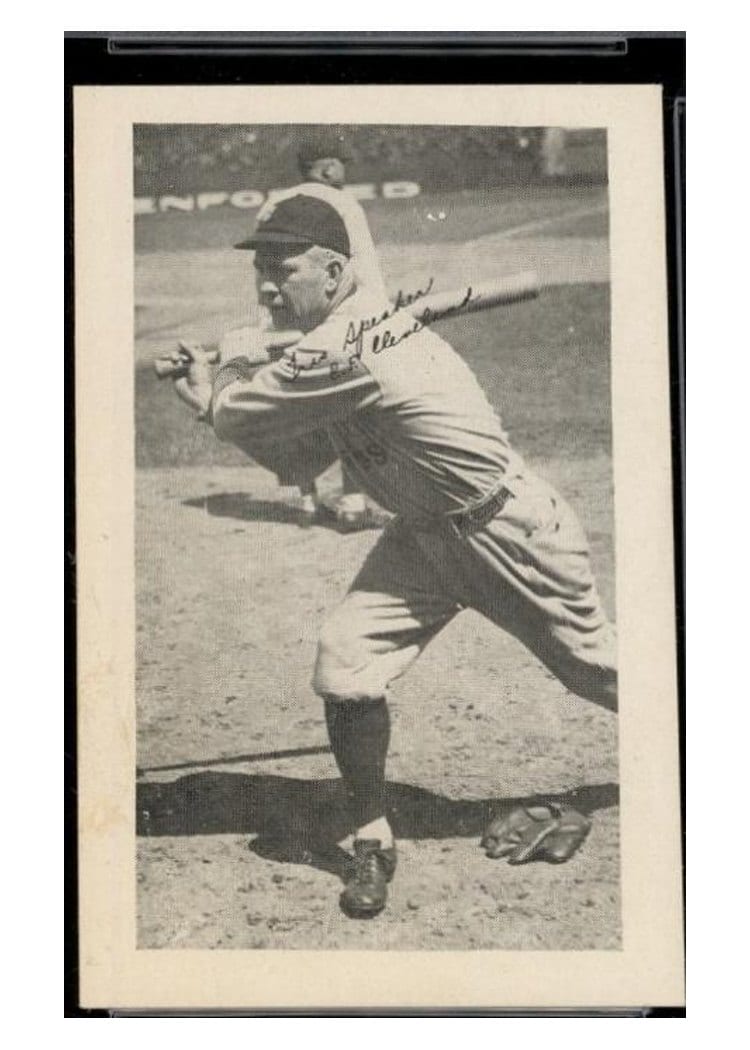 1922 W575 2 Tris Speaker Hand Cut card