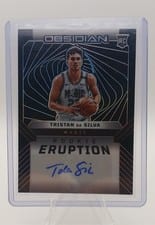 2024-25 Panini Obsidian Rookie Eruption Autographs Tristan da Silva #REA-TDS card