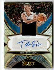 2024-25 Panini Select Rookie Jersey Autographs Tristan da Silva #RJA-TDS card