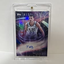 2025-26 Topps Midnight Stroke of Midnight Autographs Tristan da Silva #SM-TS card