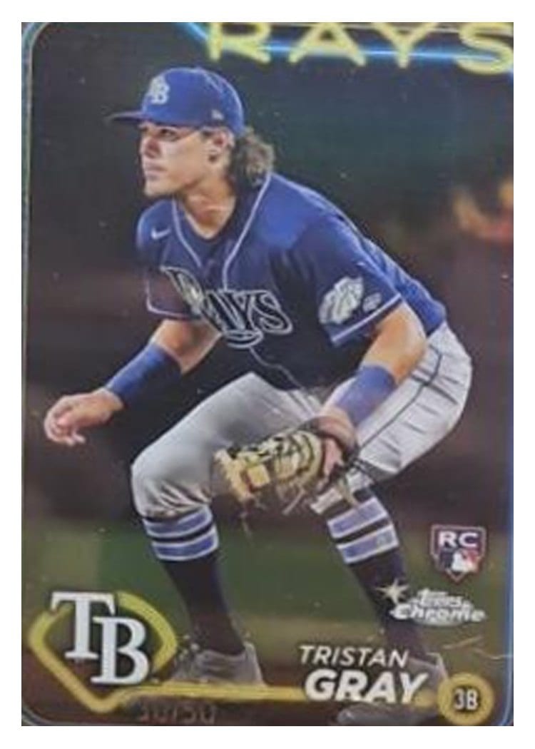 2024 Topps Chrome Base Set Tristan Gray #8 card