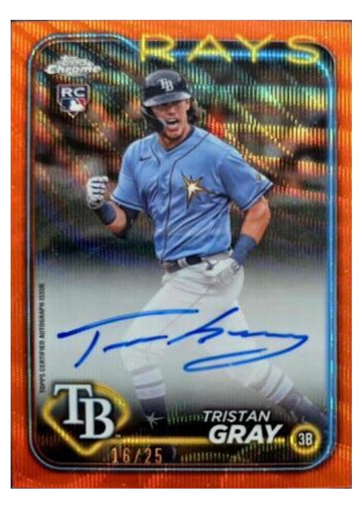 2024 Topps Chrome Base Set Tristan Gray #8 card