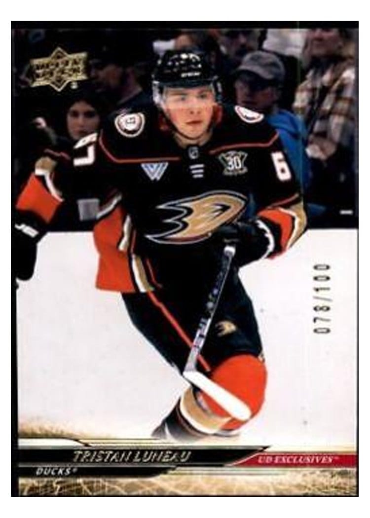 2024-25 Upper Deck Base Set Tristan Luneau Exclusive #3 card