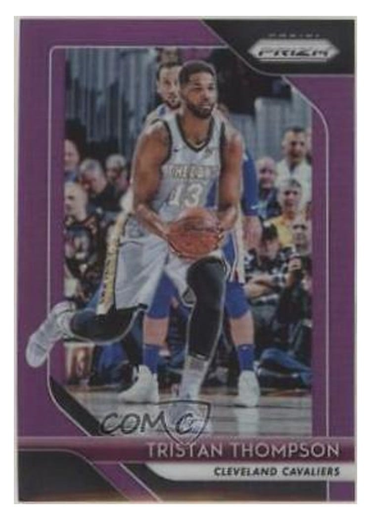 2018-19 Panini Prizm Base Set Tristan Thompson Purple Prizm #240 card