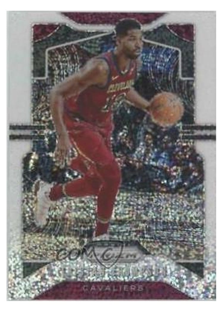 2019-20 Panini Prizm Base Set Tristan Thompson White Sparkle Prizm #72 card