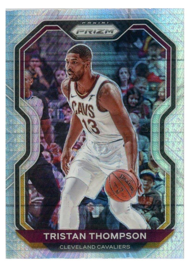 2020-21 Panini Prizm Base Set Tristan Thompson Hyper Prizm #89 card