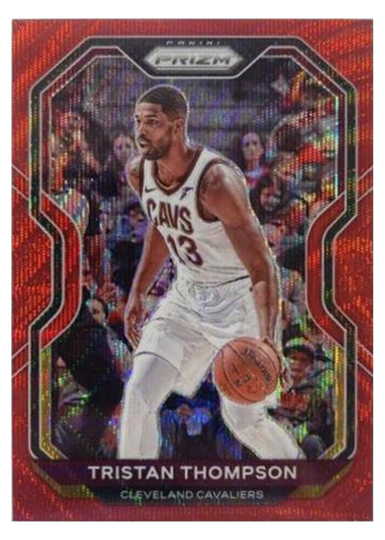 2020-21 Panini Prizm Base Set Tristan Thompson Red Prizm #89 card