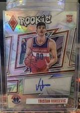 2023-24 Panini Phoenix Rookie Signs Tristan Vukcevic #RS-TVK card