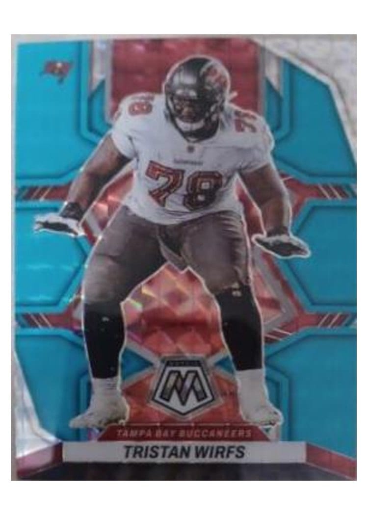 2022 Panini Mosaic Base Set Tristan Wirfs #186 card