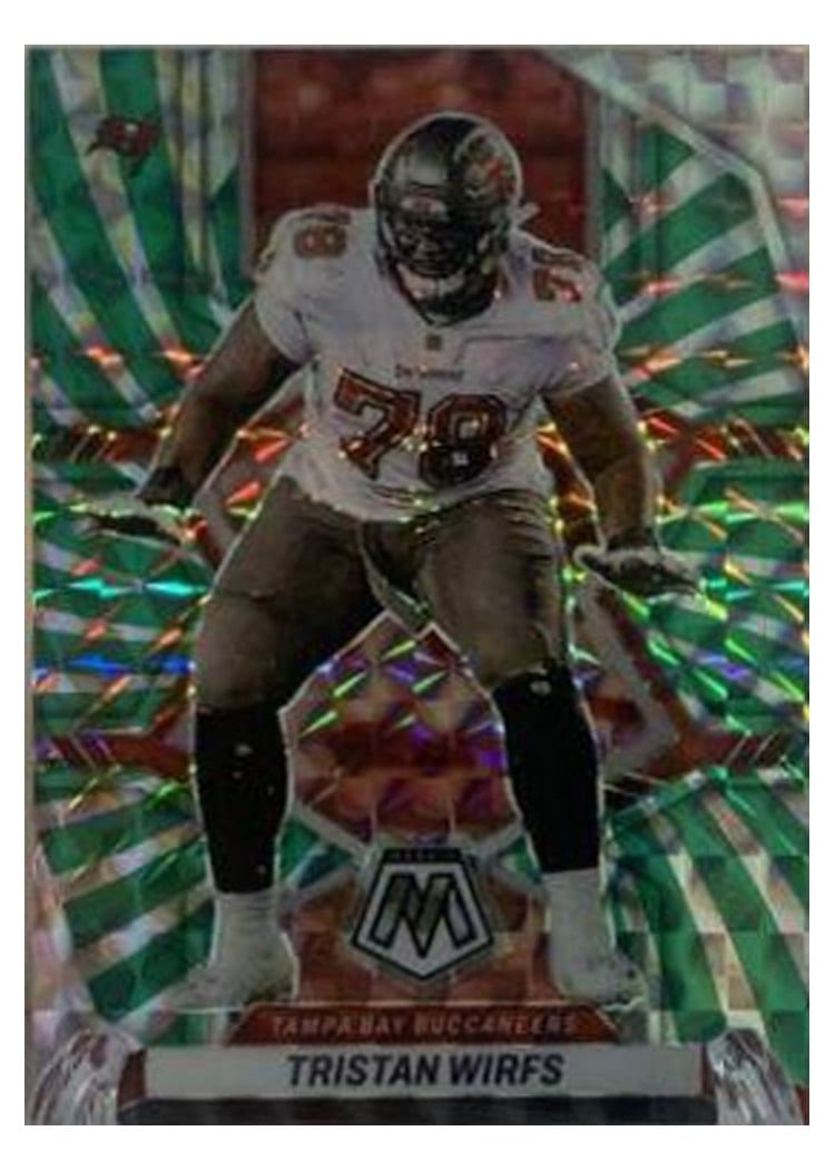 2022 Panini Mosaic Base Set Tristan Wirfs #186 card