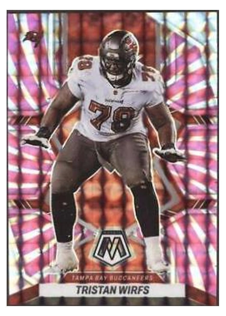 2022 Panini Mosaic Base Set Tristan Wirfs #186 card