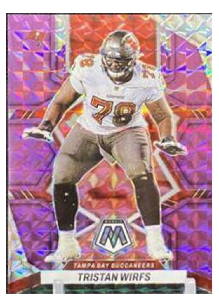 2022 Panini Mosaic Base Set Tristan Wirfs #186 card