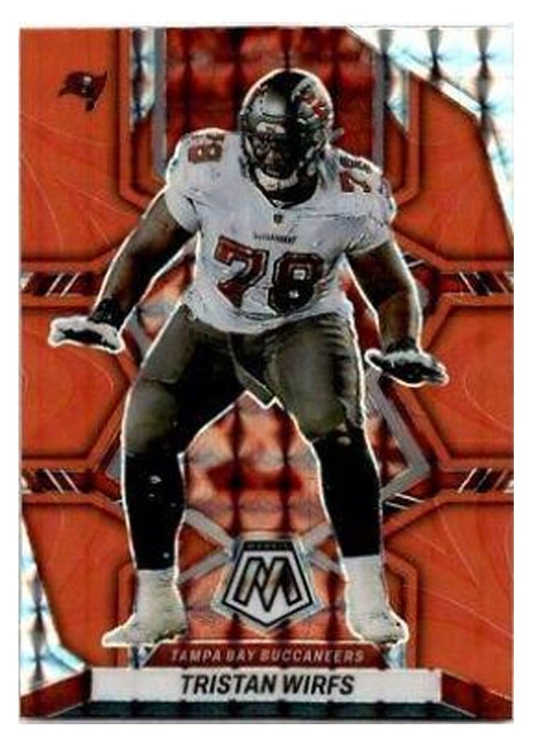 2022 Panini Mosaic Base Set Tristan Wirfs #186 card