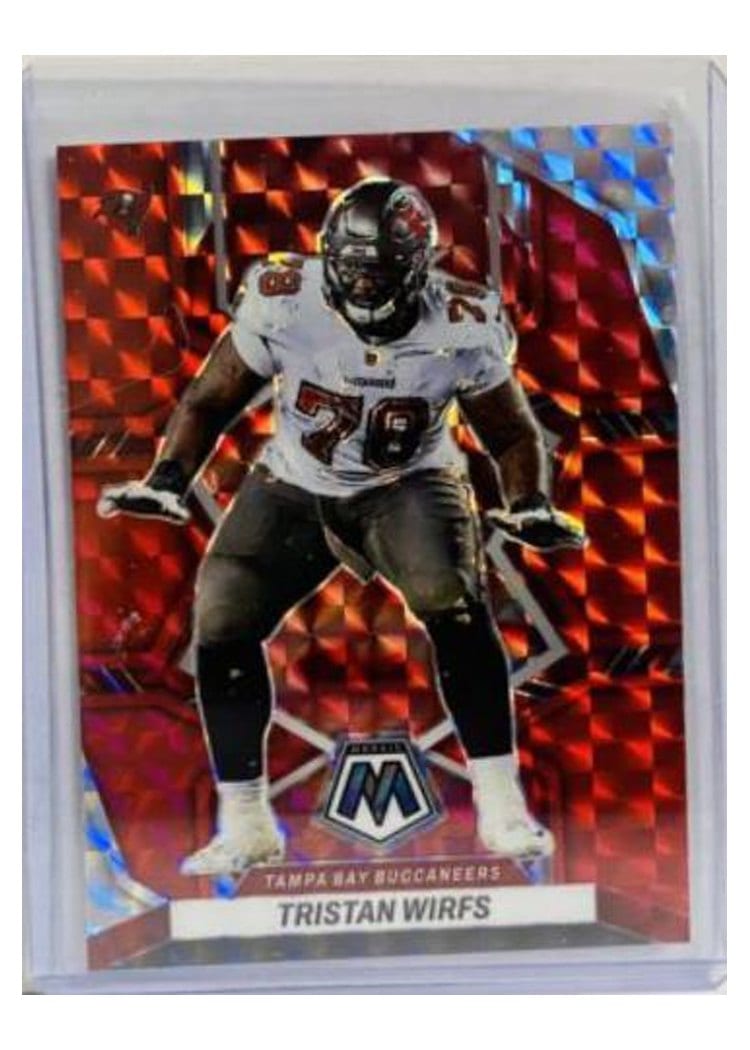 2022 Panini Mosaic Base Set Tristan Wirfs #186 card