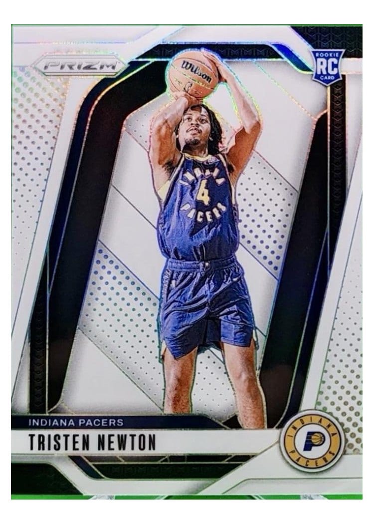 2024-25 Panini Prizm Base Set Tristen Newton #261 card