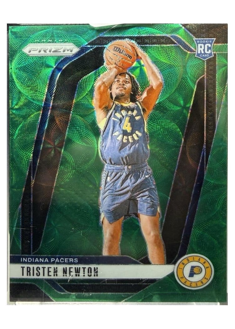 2024-25 Panini Prizm Base Set Tristen Newton Choice Green #261