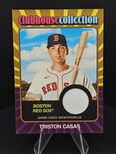 2024 Topps Heritage Clubhouse Collection Relic Triston Casas #CCR-TC card