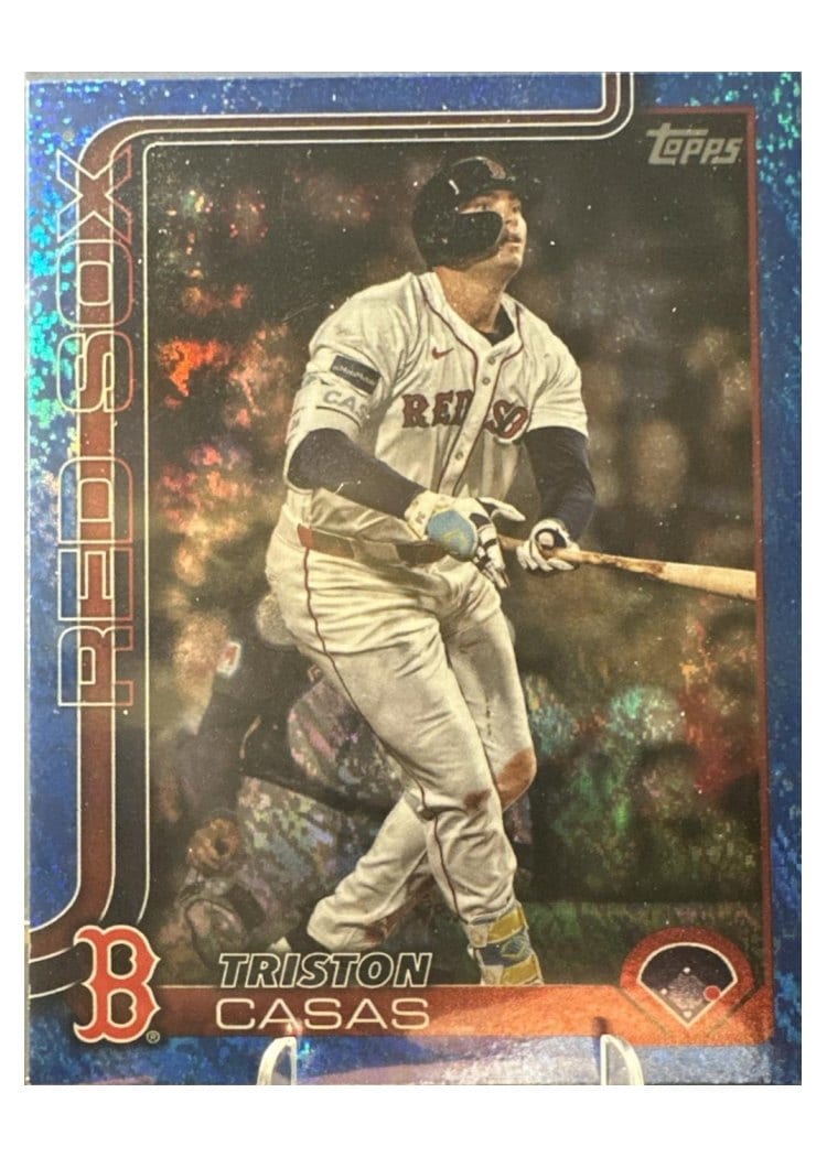 2025 Topps Base Set Triston Casas Blue Rainbow #11 card