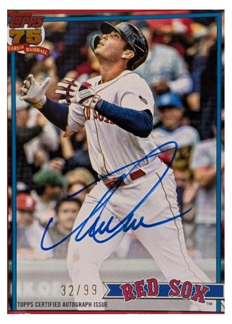 2026 Topps 1991 Topps Autographs Triston Casas #91A-TC card