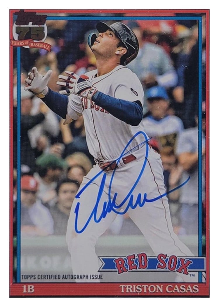 2026 Topps 1991 Topps Autographs Triston Casas #91A-TC card