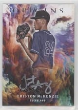 2021 Panini Chronicles Origins Signatures Silver Ink Triston McKenzie #OS-TM card
