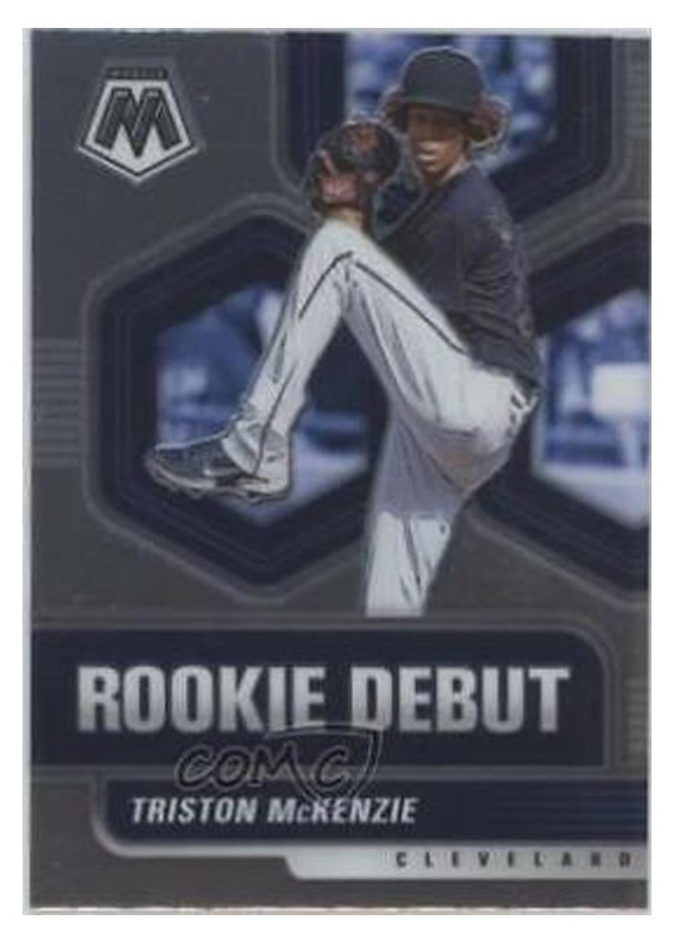 2021 Panini Mosaic Rookie Debut Triston McKenzie #RD14 card