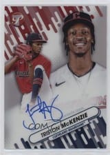 2023 Topps Pristine Fresh Faces Autographs Triston McKenzie #FFA-TM card