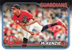2024 Topps Base Set Triston McKenzie #449 card