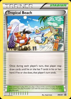 2011 BW Black Star Promos Tropical Beach #BW28 card