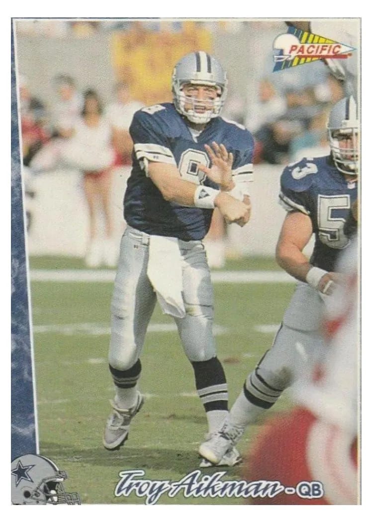 1993 Pacific Troy Aikman #2 card