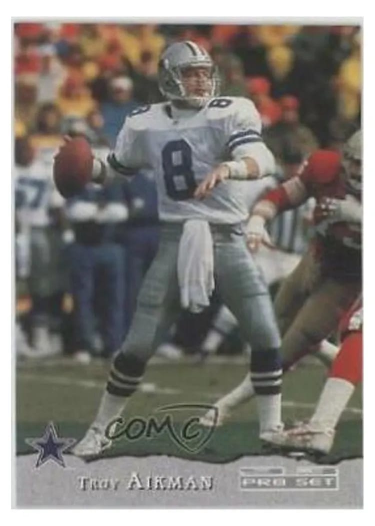 1993 Pro Set Troy Aikman #30 card