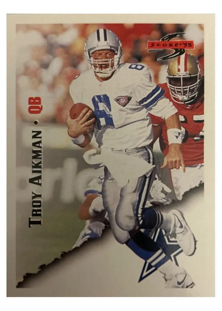 1995 Panini Score Troy Aikman #15 card