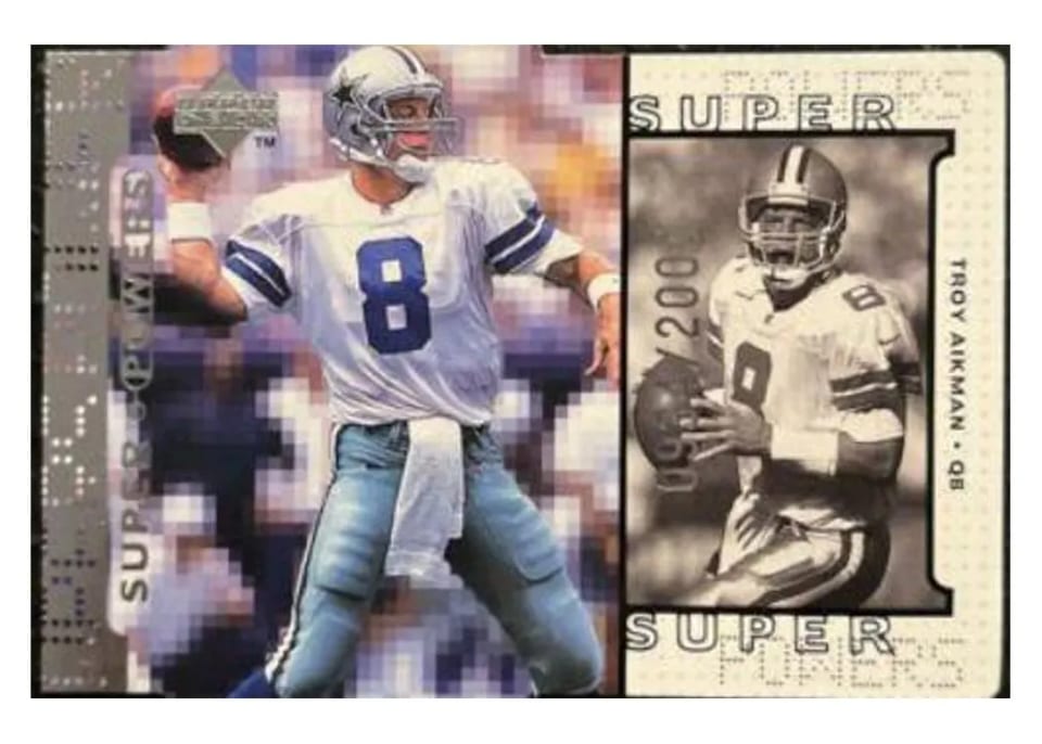 1998 Upper Deck Super Powers Troy Aikman #S8 card