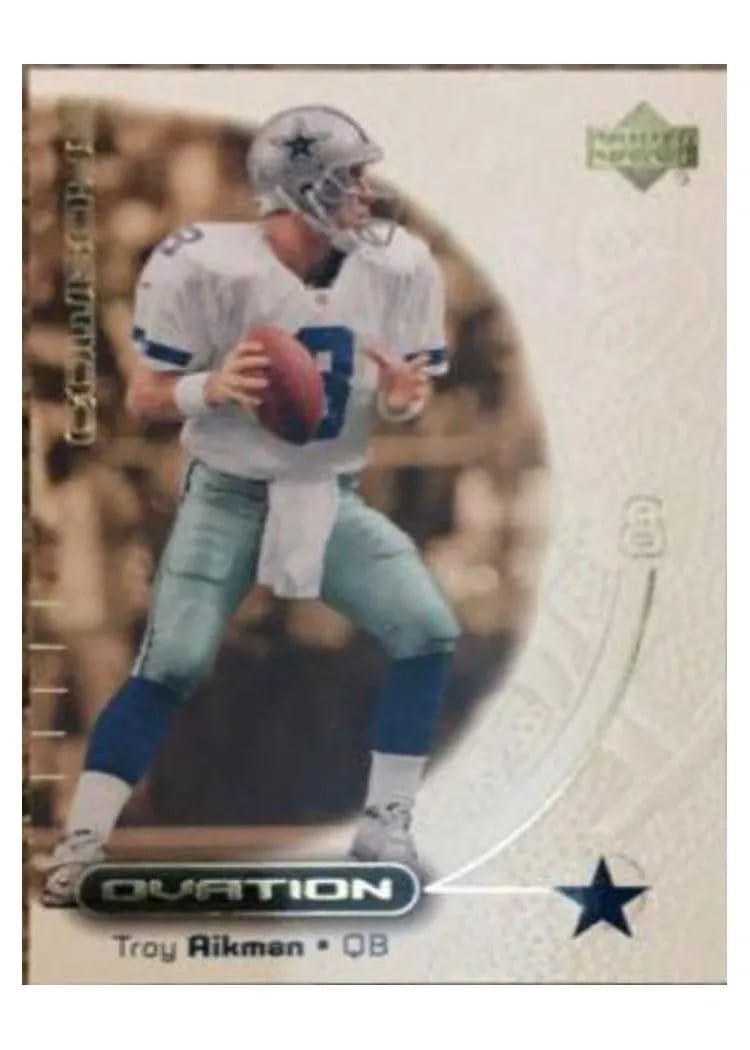 2000 Upper Deck Ovation Troy Aikman #15 card