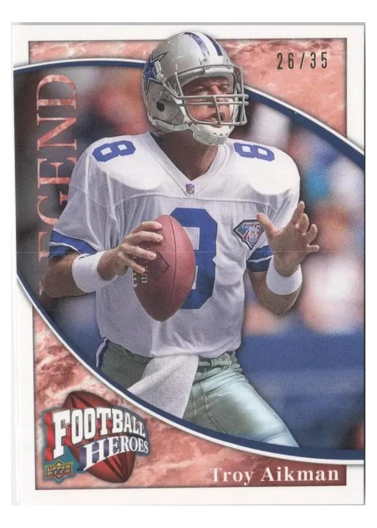 2009 Upper Deck Heroes Troy Aikman Red #252