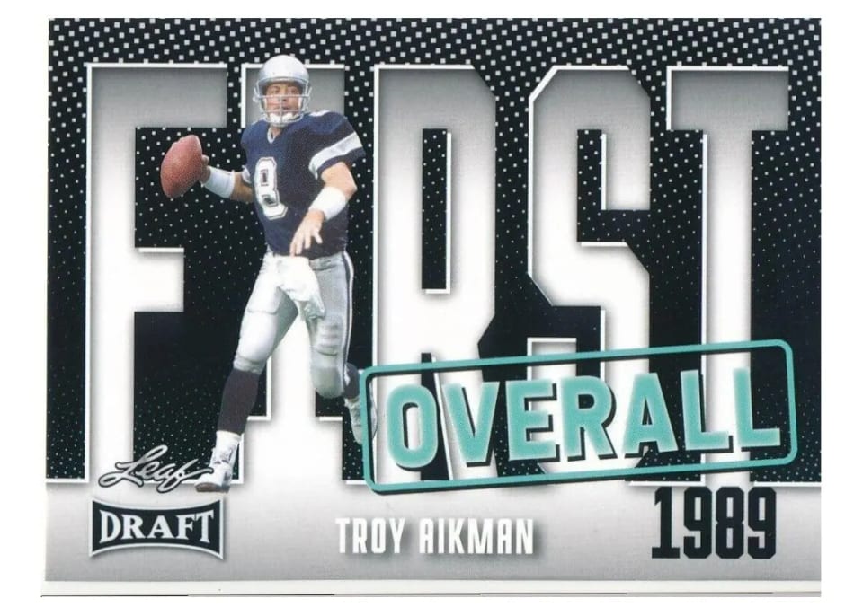 2023 Leaf Draft Troy Aikman #7 card