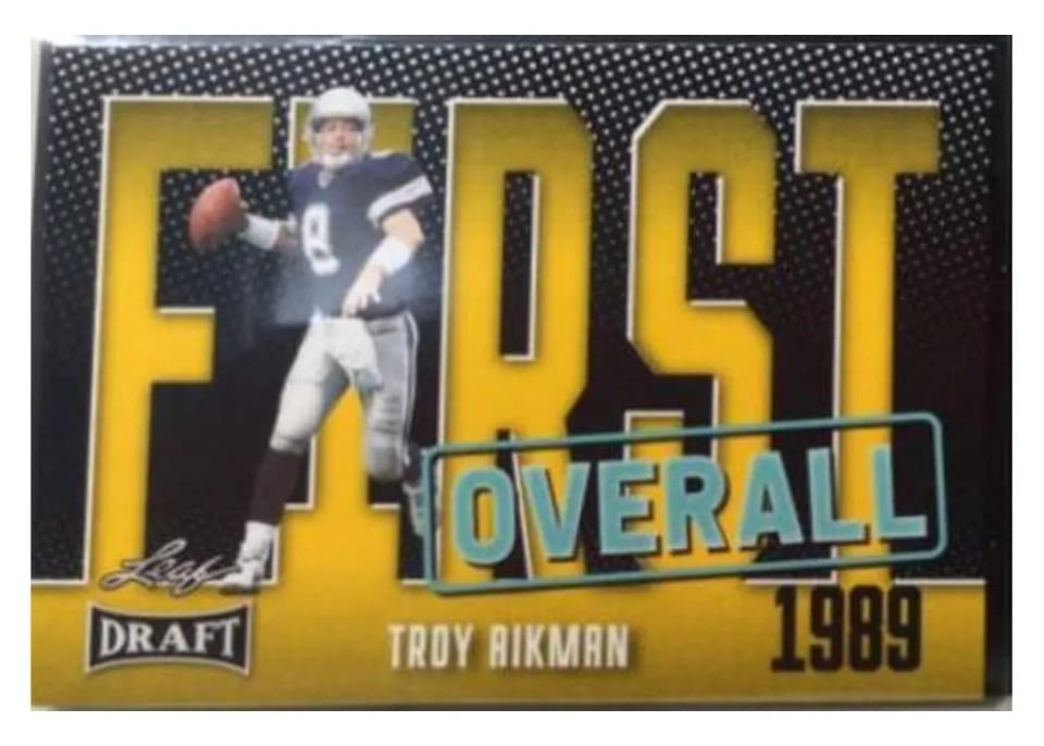 2023 Leaf Draft Troy Aikman #7 card