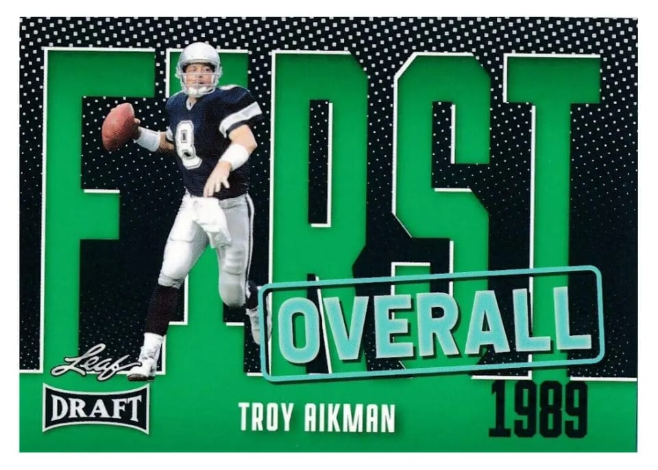 2023 Leaf Draft Troy Aikman #7 card