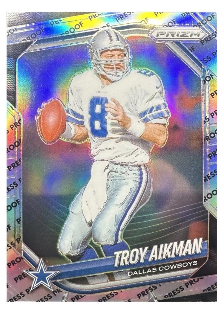 2025 Panini Prizm Base Set Troy Aikman #179 card