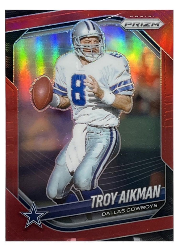 2025 Panini Prizm Base Set Troy Aikman #179 card
