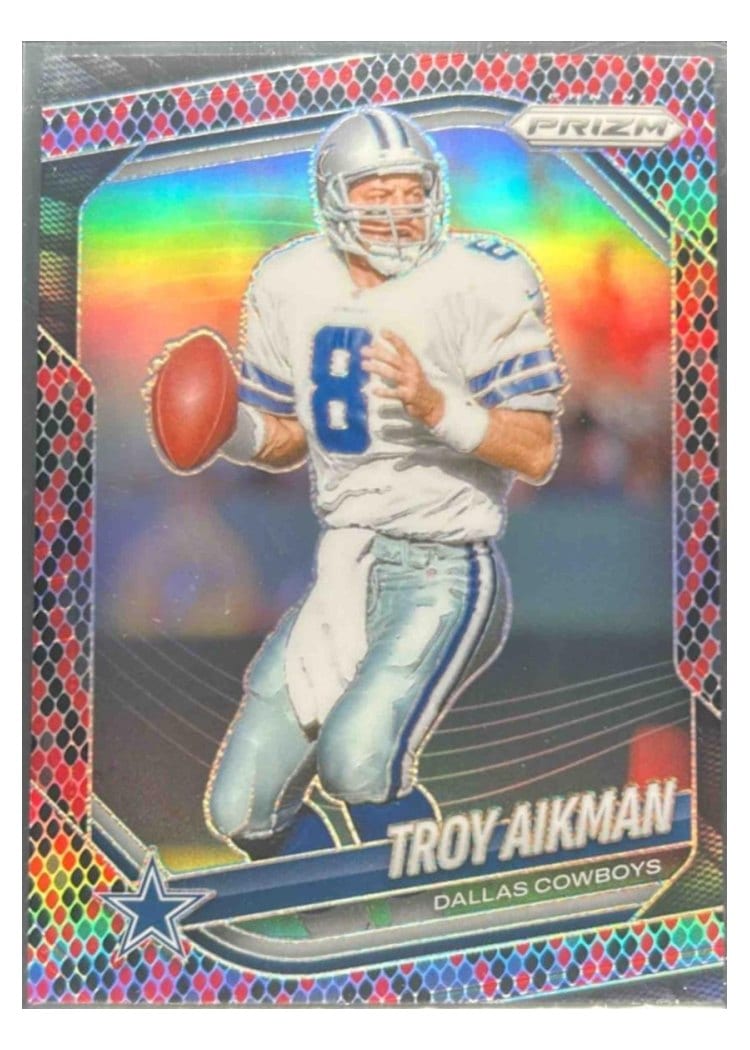 2025 Panini Prizm Base Set Troy Aikman #179 card