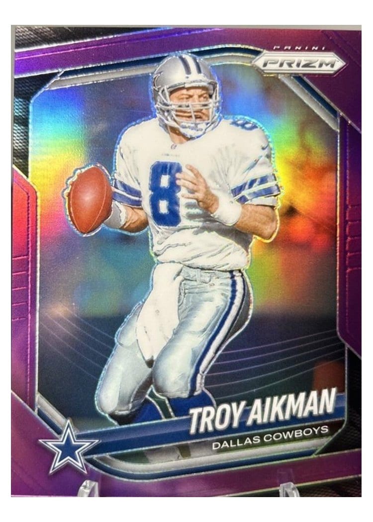 2025 Panini Prizm Base Set Troy Aikman #179 card