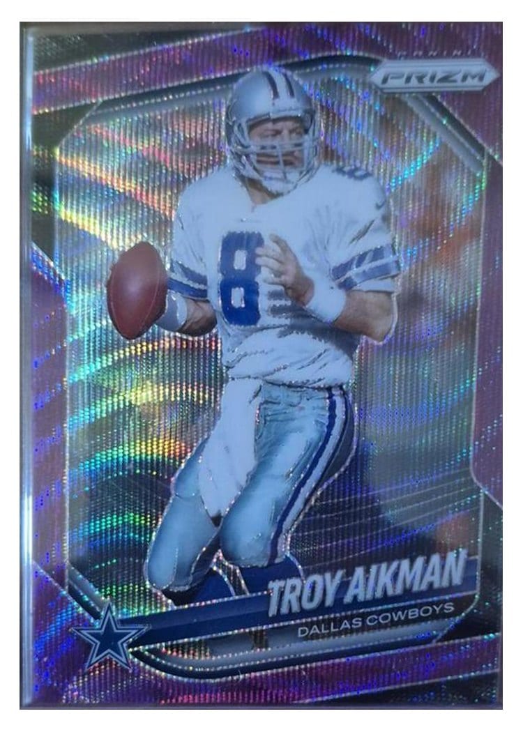 2025 Panini Prizm Base Set Troy Aikman #179 card