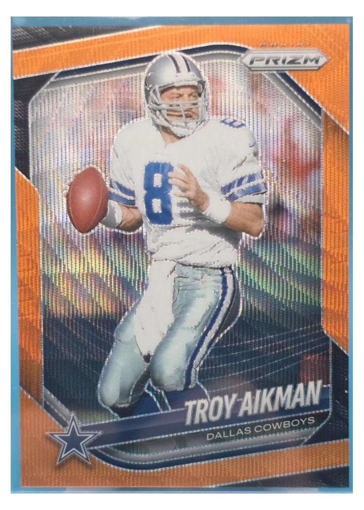 2025 Panini Prizm Base Set Troy Aikman #179 card